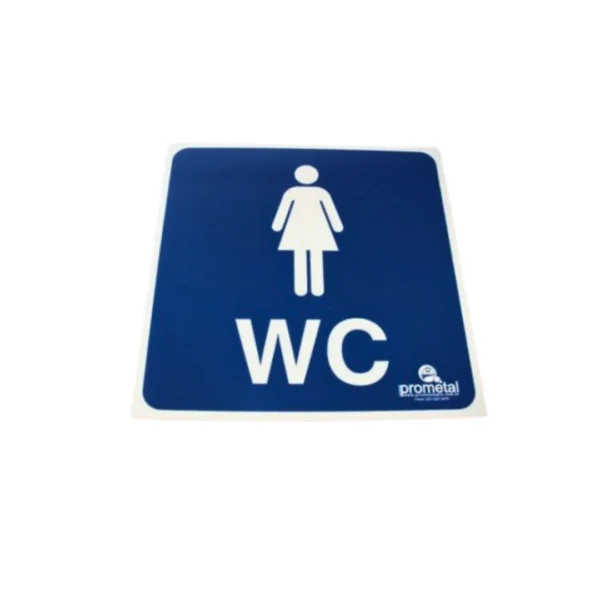 PLACA WC FEMININO