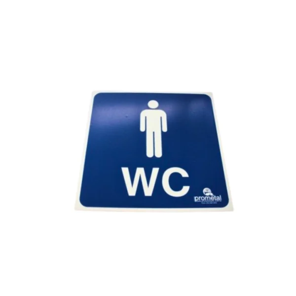 PLACA WC MASCULINO